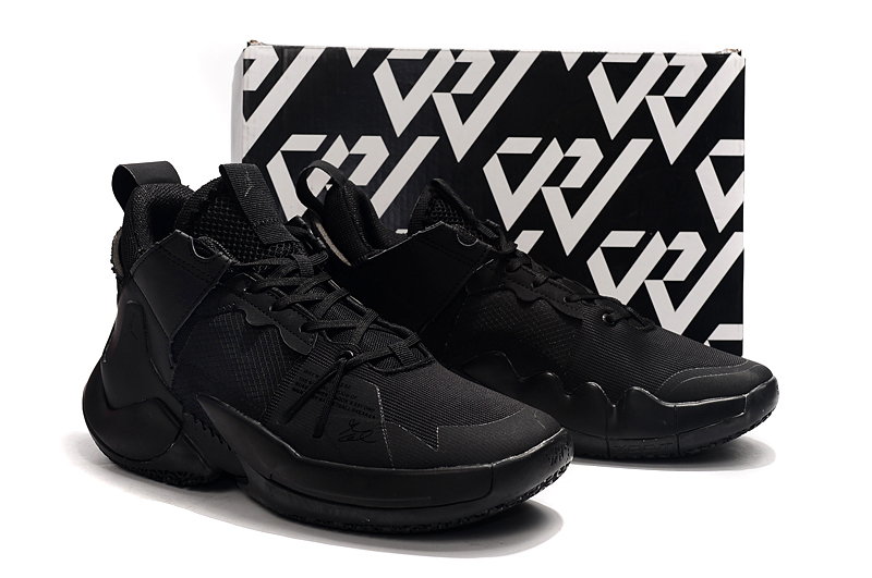2019 Men Jordan Why Not Zer0.2 Warriors Black Shoes